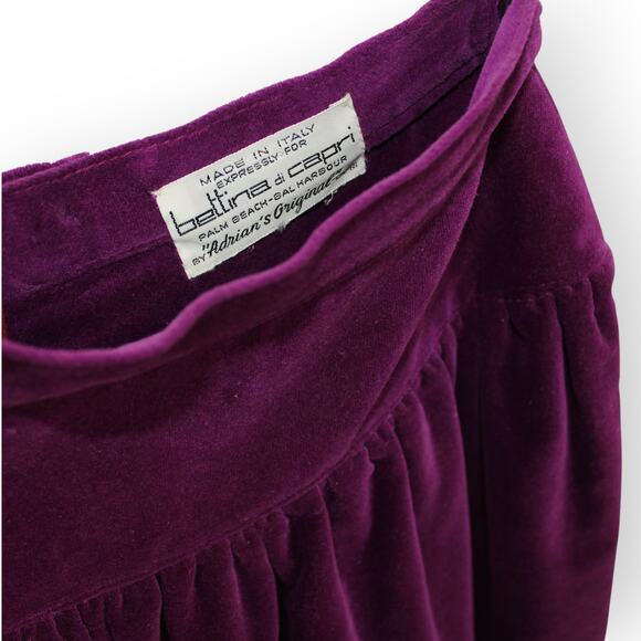 Vintage BettinaDiCapri Adrian'sOriginal Sweater Skirt Set Italy Cashmere Velvet - Picture 8 of 16